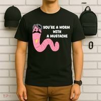 Worm With A Mustache James Tom Ariana Reality T-Shirt thumb 6