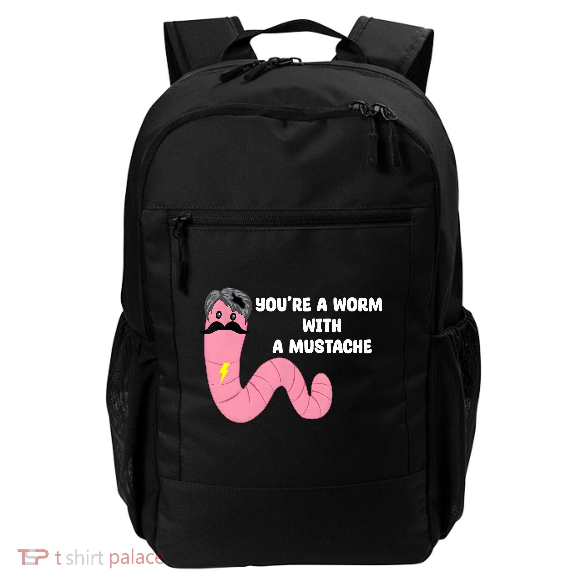 Worm With A Mustache James Tom Ariana Reality Backpack