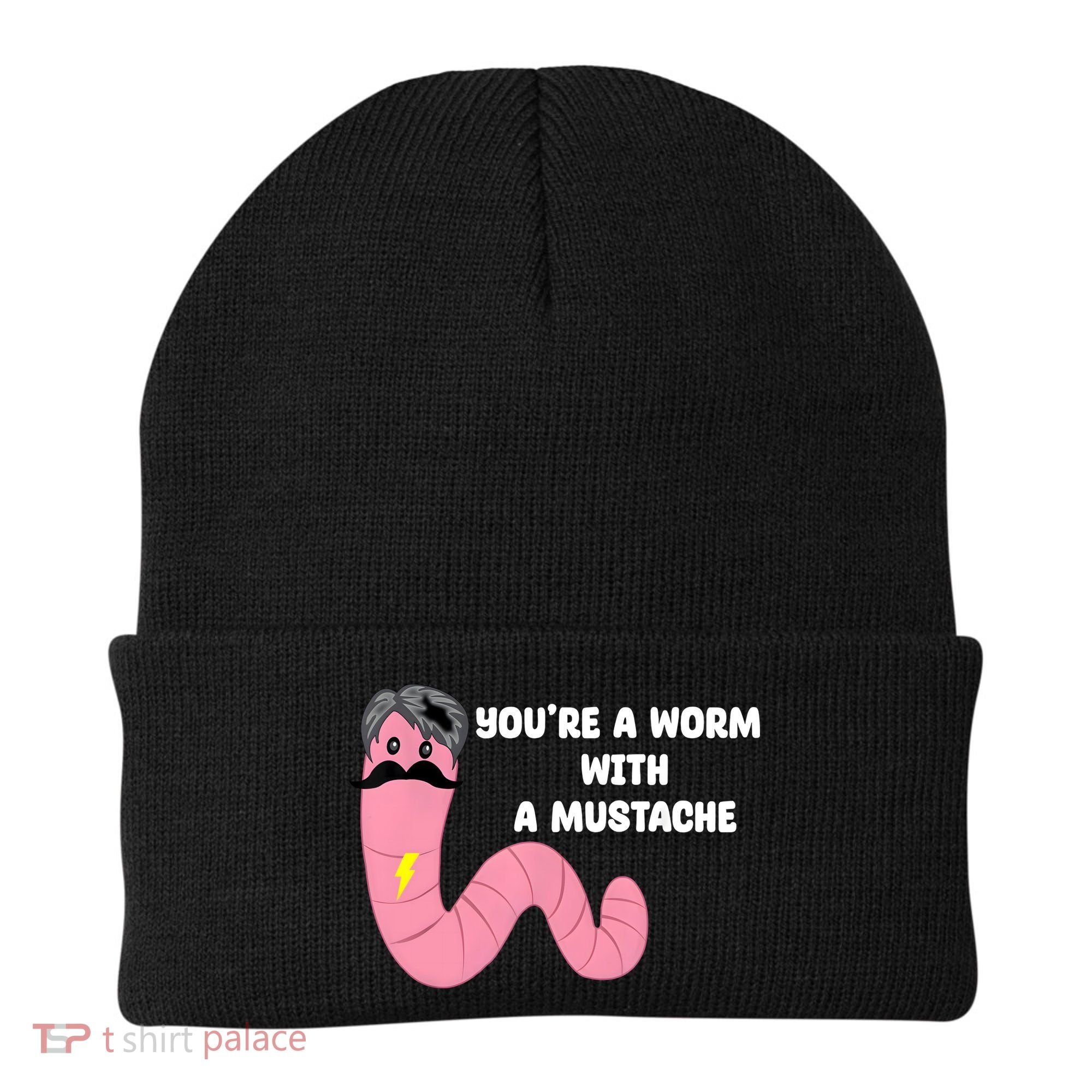 Worm With A Mustache James Tom Ariana Reality Beanie