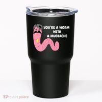Worm With A Mustache James Tom Ariana Reality Tumbler thumb 0