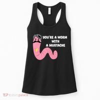 Worm With A Mustache James Tom Ariana Reality Women's Tank Top thumb 0