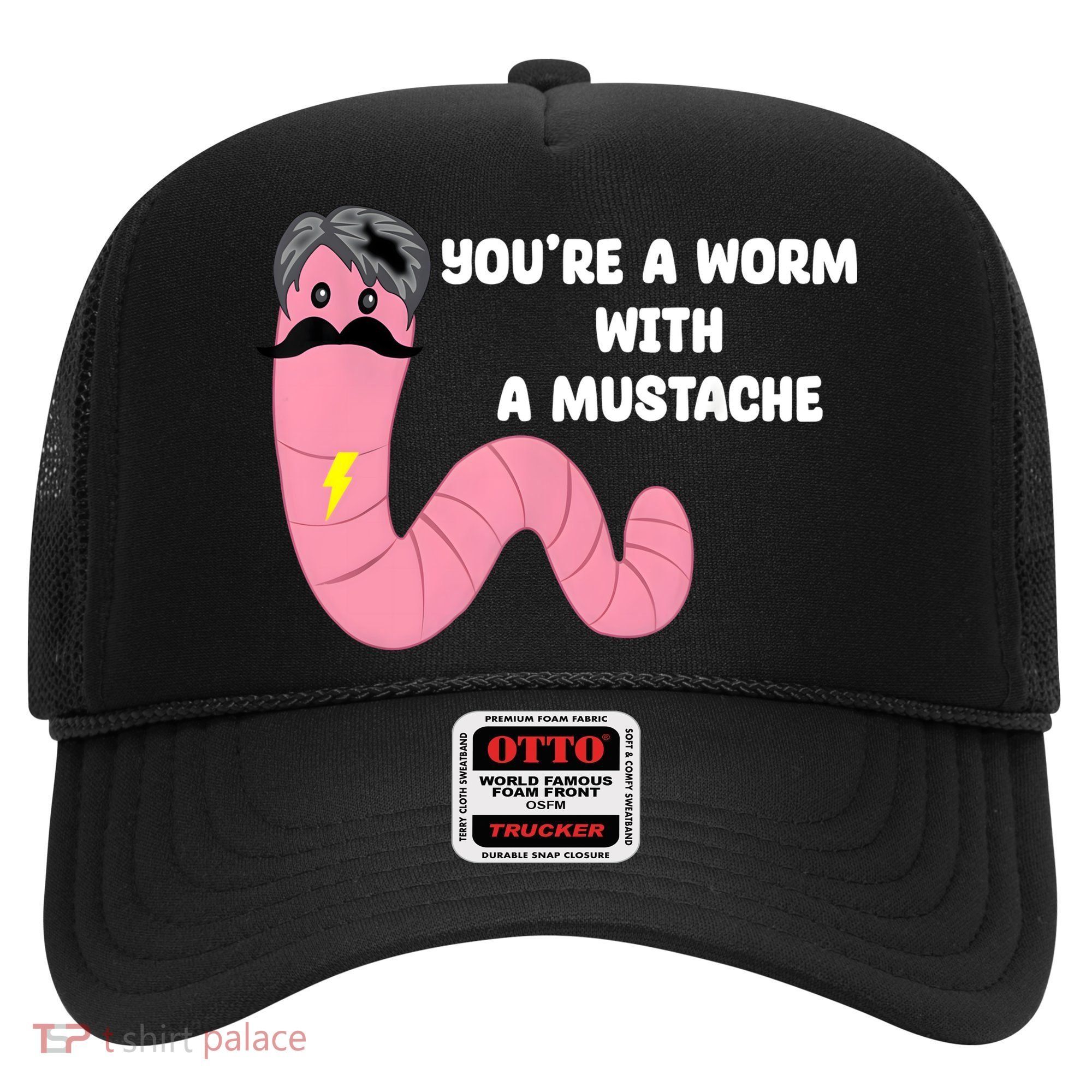 Worm With A Mustache James Tom Ariana Reality Hat
