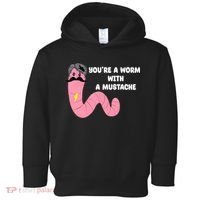Worm With A Mustache James Tom Ariana Reality Toddler Hoodie thumb 0