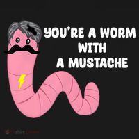 Worm With A Mustache James Tom Ariana Reality Kids Hoodie thumb 5