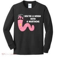Worm With A Mustache James Tom Ariana Reality Kids Long Sleeve Shirt thumb 0