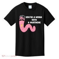 Worm With A Mustache James Tom Ariana Reality Kids T-Shirt thumb 0