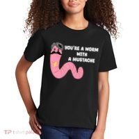 Worm With A Mustache James Tom Ariana Reality Kids T-Shirt thumb 2