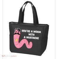 Worm With A Mustache James Tom Ariana Reality Tote Bag thumb 3