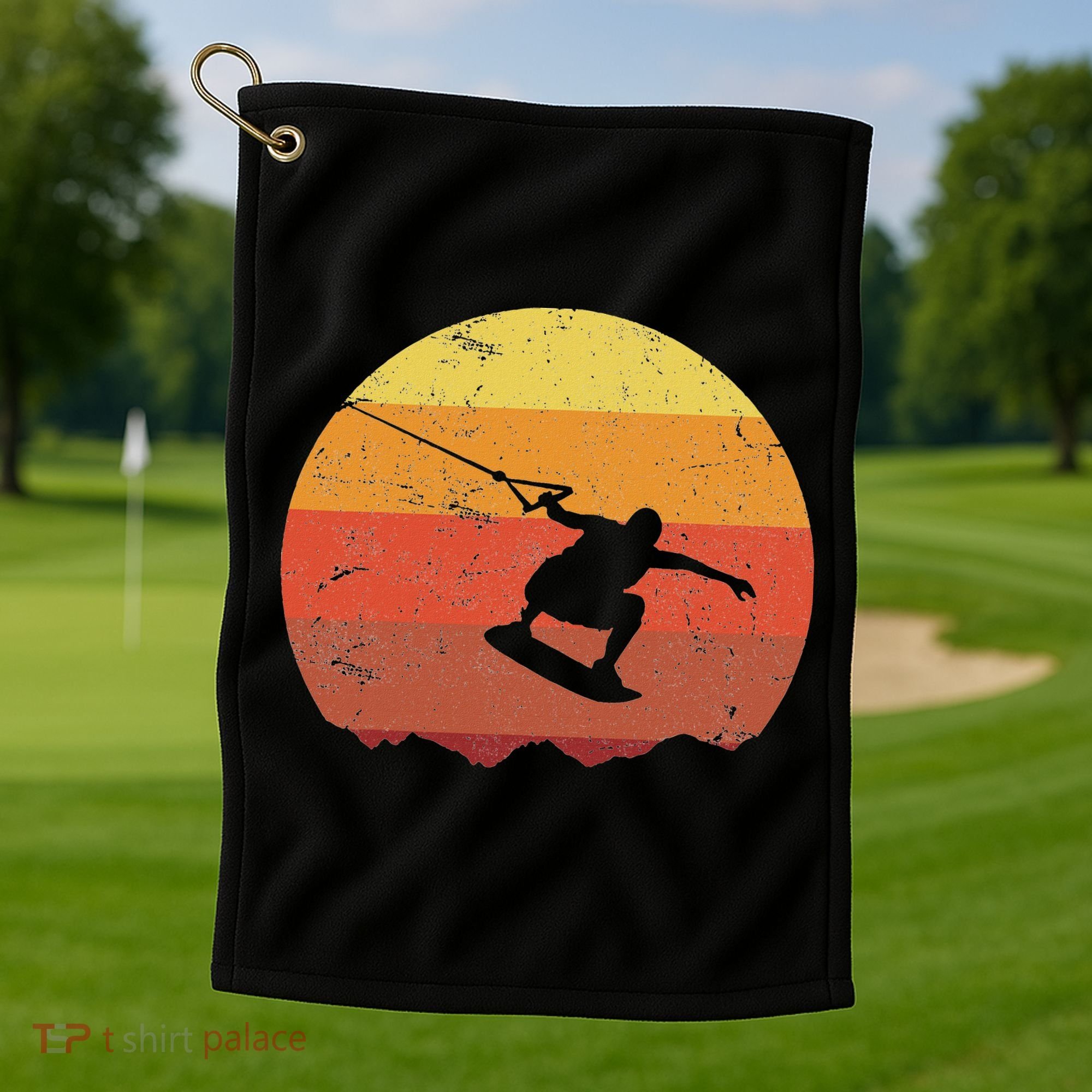 Wakeboard Golf Towel