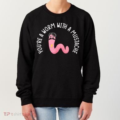 Worm With A Mustache James Tom Ariana Reality Funny Matching Women's Sweatshirt