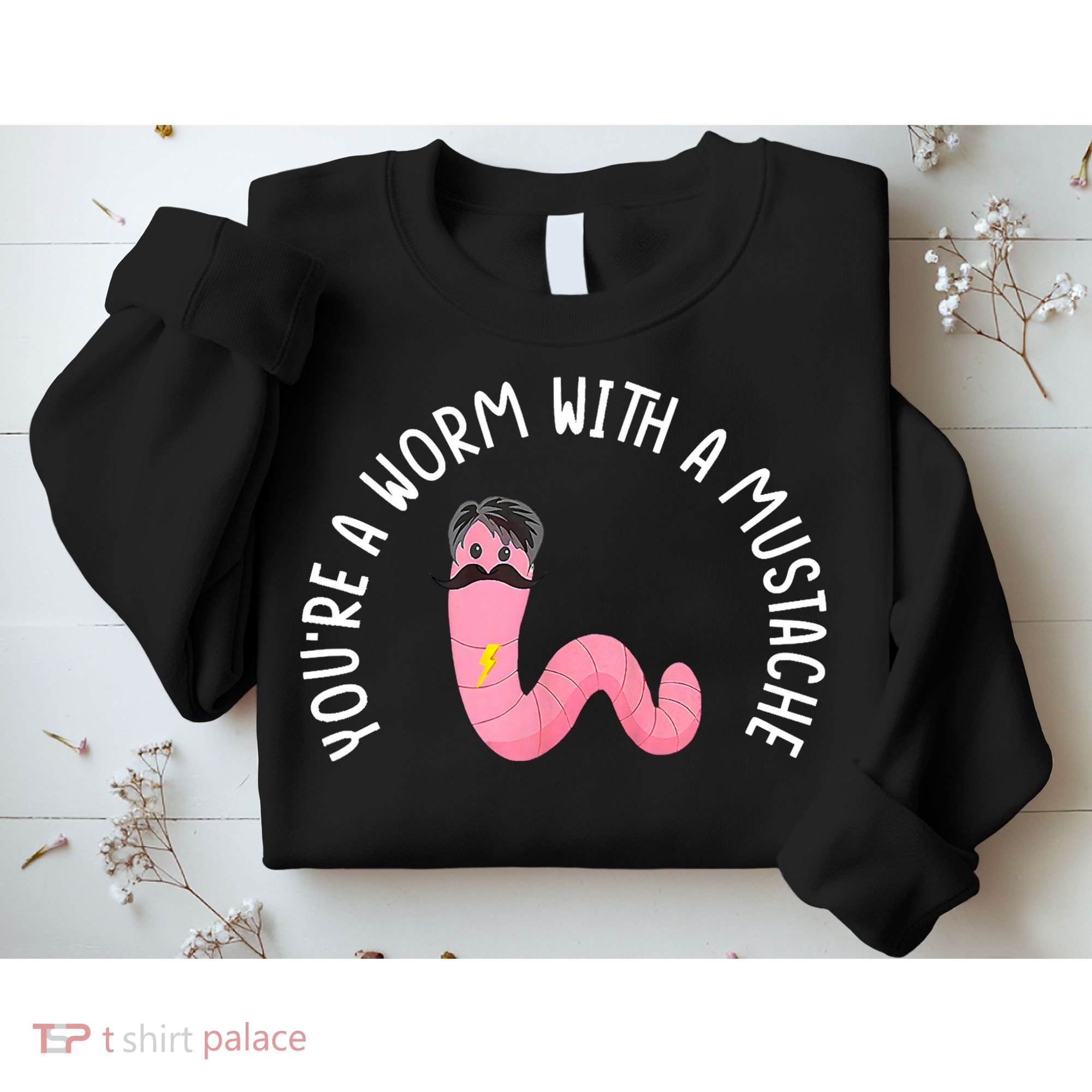 Worm With A Mustache James Tom Ariana Reality Funny Matching Sweatshirt