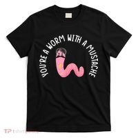 Worm With A Mustache James Tom Ariana Reality Funny Matching T-Shirt thumb 0