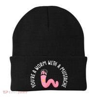 Worm With A Mustache James Tom Ariana Reality Funny Matching Beanie thumb 0