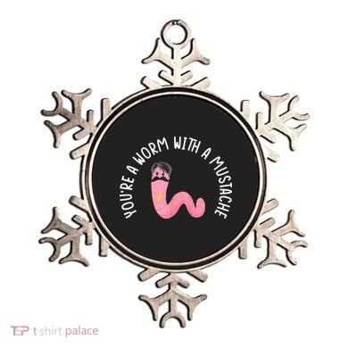 Worm With A Mustache James Tom Ariana Reality Funny Matching Ornament