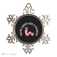 Worm With A Mustache James Tom Ariana Reality Funny Matching Ornament thumb 0