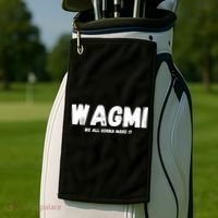 WAGMI We ALL Gonna Make It, Crypto And NFT, Cryptocurrency Golf Towel thumb 2