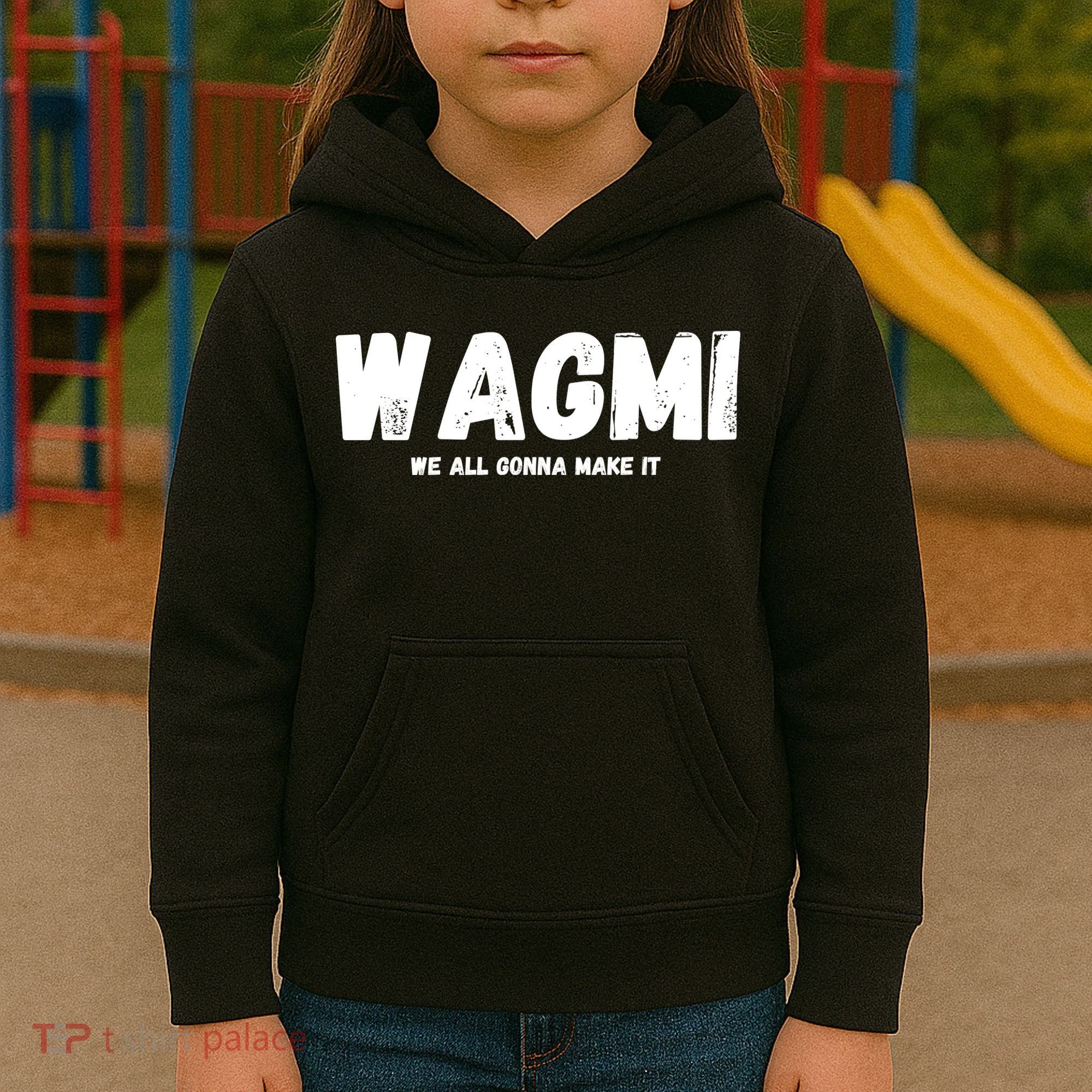 WAGMI We ALL Gonna Make It, Crypto And NFT, Cryptocurrency Kids Hoodie