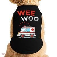 Wee Woo Ambulance Amr Funny Ems Emt Paramedic Doggie Tank thumb 0