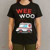 Wee Woo Ambulance Amr Funny Ems Emt Paramedic T-Shirt thumb 4