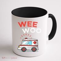 Wee Woo Ambulance Amr Funny Ems Emt Paramedic Coffee Mug thumb 1