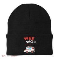 Wee Woo Ambulance Amr Funny Ems Emt Paramedic Beanie thumb 0