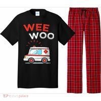 Wee Woo Ambulance Amr Funny Ems Emt Paramedic Pajama Set thumb 0