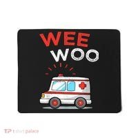 Wee Woo Ambulance Amr Funny Ems Emt Paramedic Mousepad thumb 0
