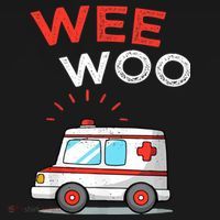 Wee Woo Ambulance Amr Funny Ems Emt Paramedic Mousepad thumb 1