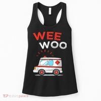 Wee Woo Ambulance Amr Funny Ems Emt Paramedic Women's Tank Top thumb 0