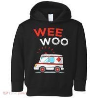 Wee Woo Ambulance Amr Funny Ems Emt Paramedic Toddler Hoodie thumb 0