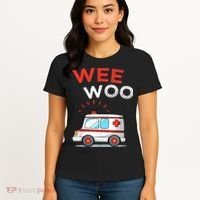 Wee Woo Ambulance Amr Funny Ems Emt Paramedic Women's T-Shirt thumb 4