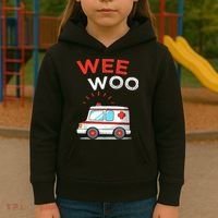 Wee Woo Ambulance Amr Funny Ems Emt Paramedic Kids Hoodie thumb 3