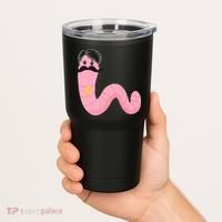 Worm With A Mustache James Tom Ariana Reality Tumbler thumb 2