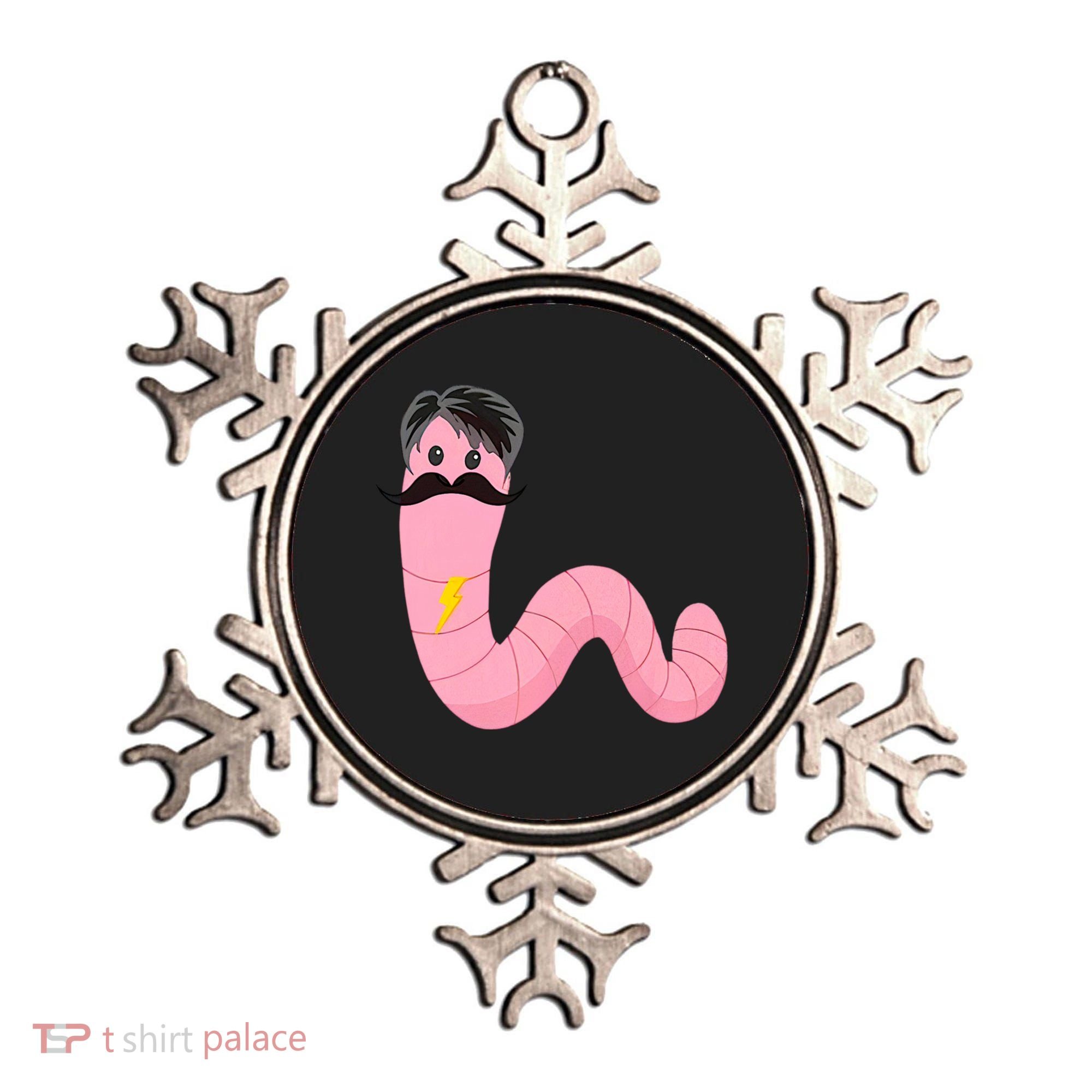 Worm With A Mustache James Tom Ariana Reality Ornament