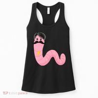 Worm With A Mustache James Tom Ariana Reality Women's Tank Top thumb 0