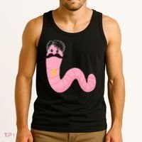 Worm With A Mustache James Tom Ariana Reality Tank Top thumb 3