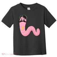 Worm With A Mustache James Tom Ariana Reality Toddler T-Shirt thumb 0