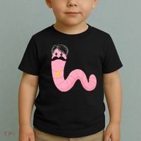 Worm With A Mustache James Tom Ariana Reality Toddler T-Shirt thumb 2