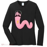Worm With A Mustache James Tom Ariana Reality Women's Long Sleeve Shirt thumb 0