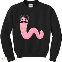Worm With A Mustache James Tom Ariana Reality Kids Sweatshirt thumb 0
