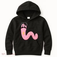 Worm With A Mustache James Tom Ariana Reality Kids Hoodie thumb 0