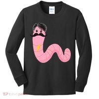Worm With A Mustache James Tom Ariana Reality Kids Long Sleeve Shirt thumb 0