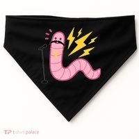 Worm With A Mustache Tom Ariana Reality USA-Made Doggie Bandana thumb 0
