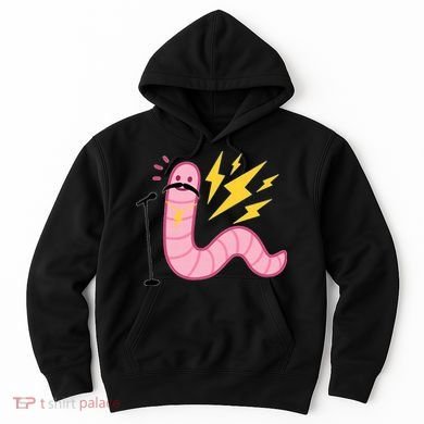 Worm With A Mustache Tom Ariana Reality Hoodie
