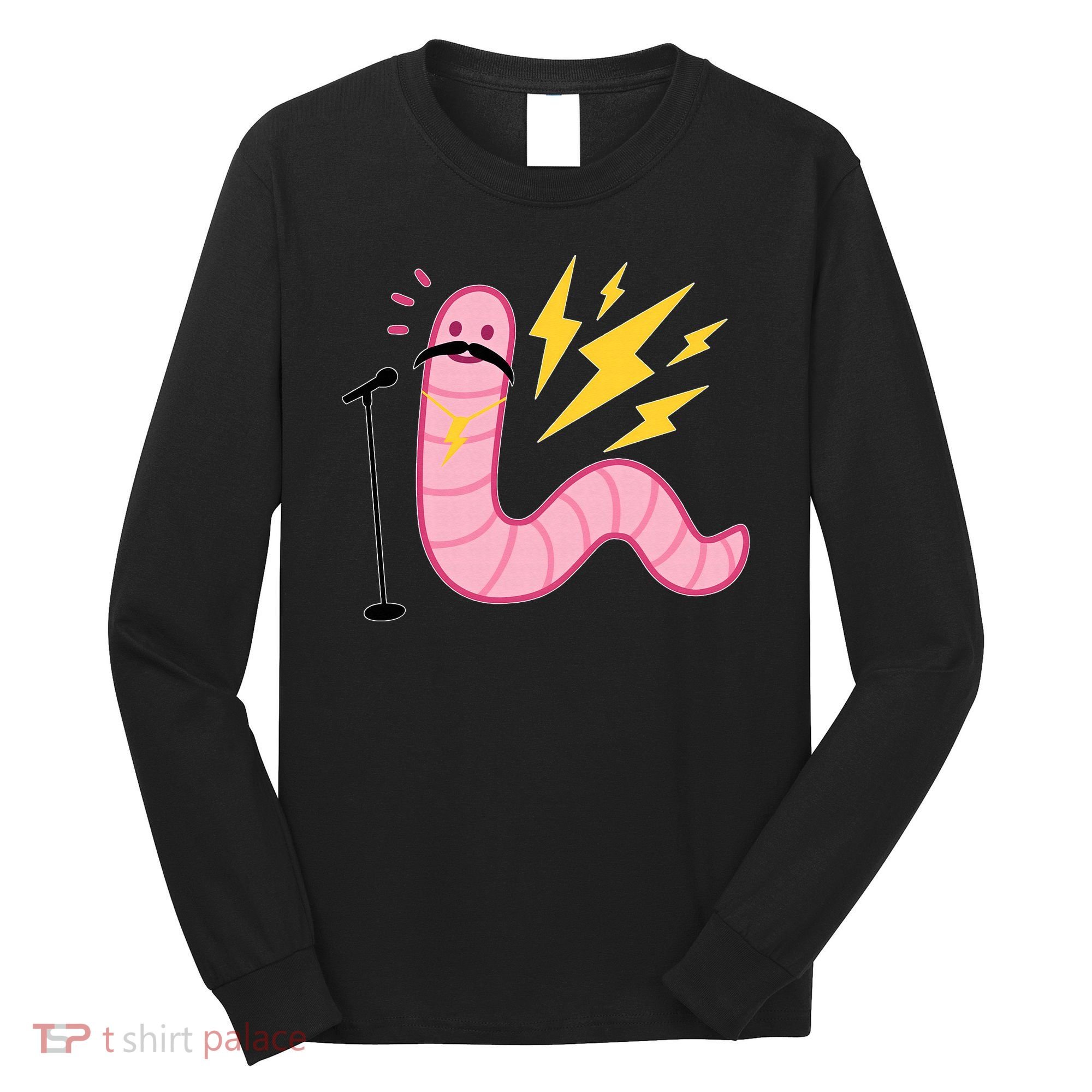 Worm With A Mustache Tom Ariana Reality Long Sleeve Shirt