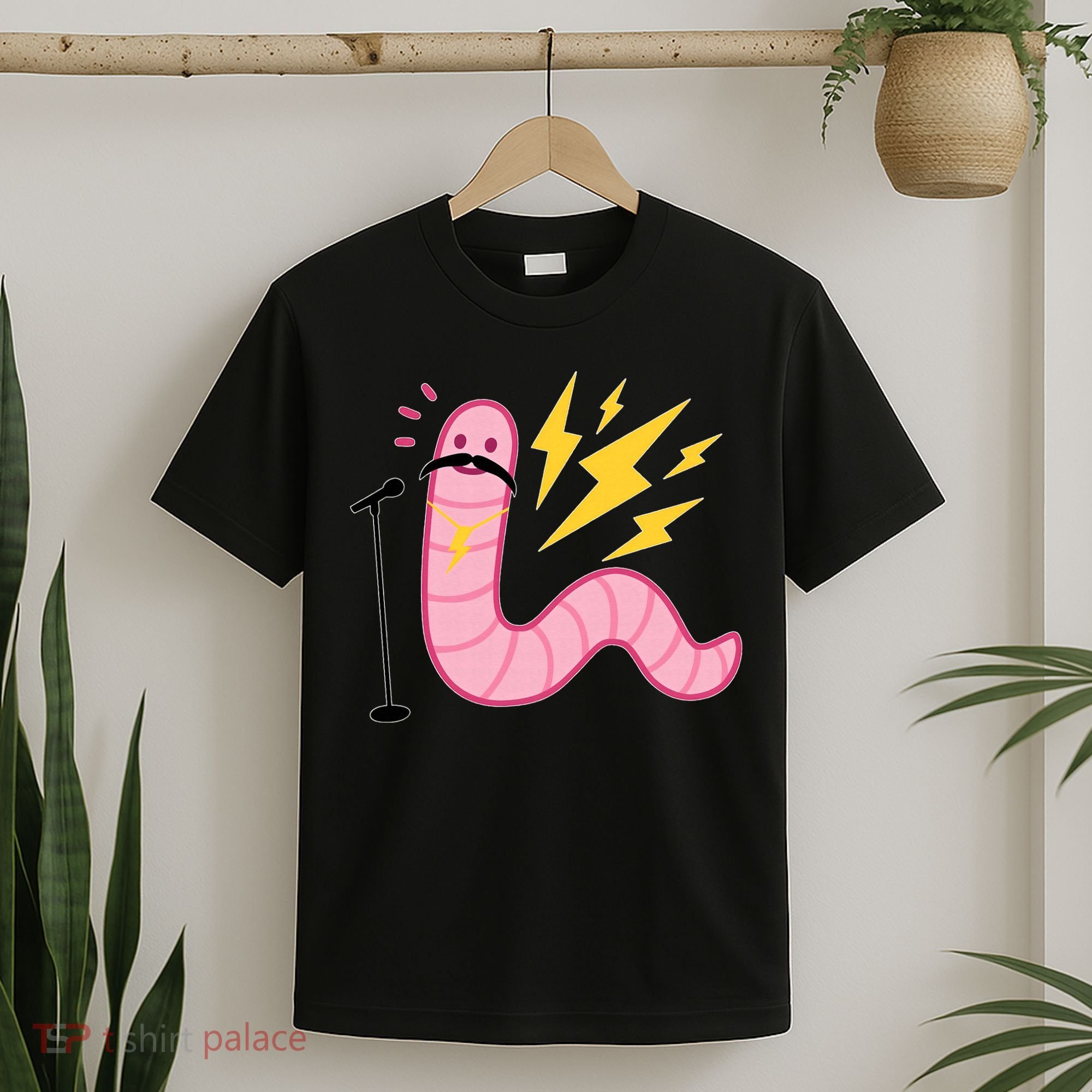 Worm With A Mustache Tom Ariana Reality T-Shirt