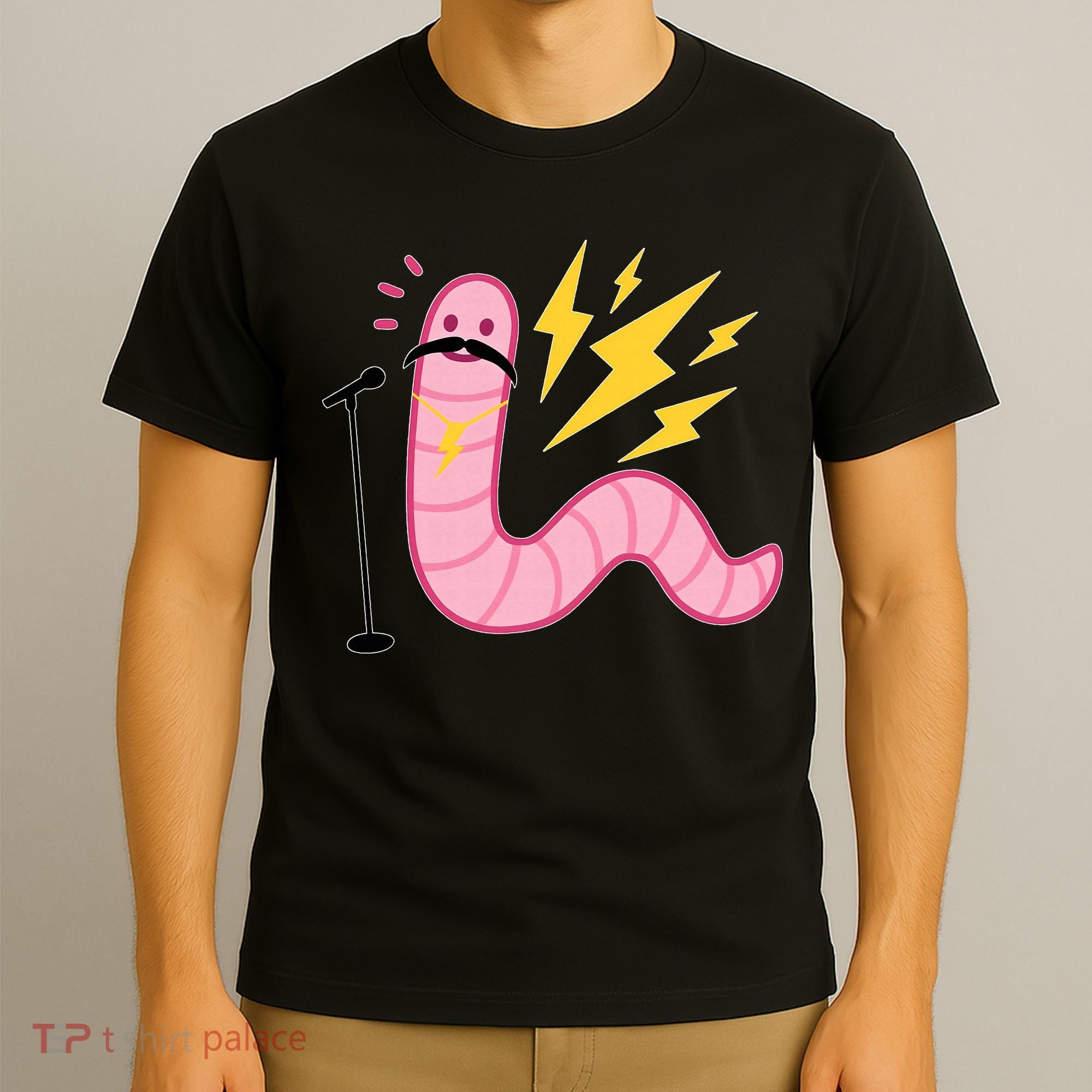 Worm With A Mustache Tom Ariana Reality T-Shirt