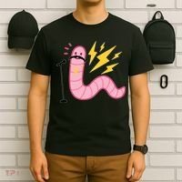 Worm With A Mustache Tom Ariana Reality T-Shirt thumb 6