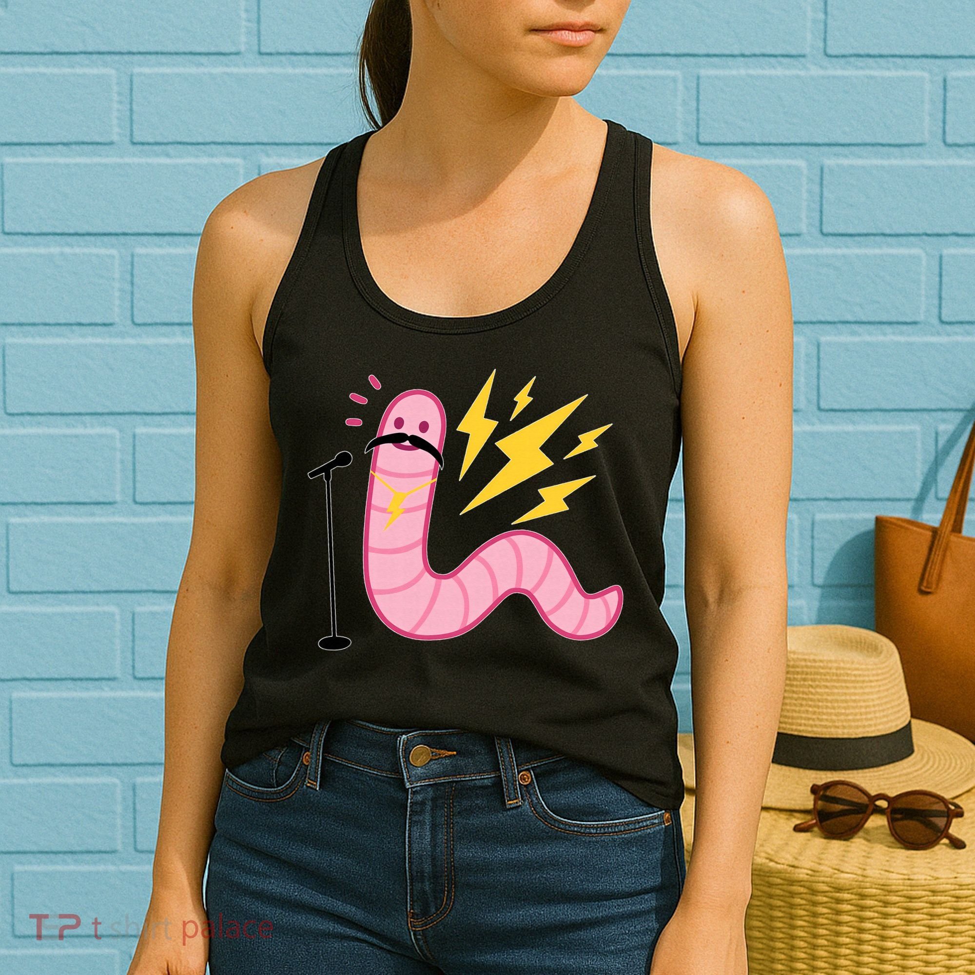 Worm With A Mustache Tom Ariana Reality Women's Tank Top