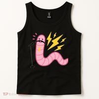 Worm With A Mustache Tom Ariana Reality Tank Top thumb 2